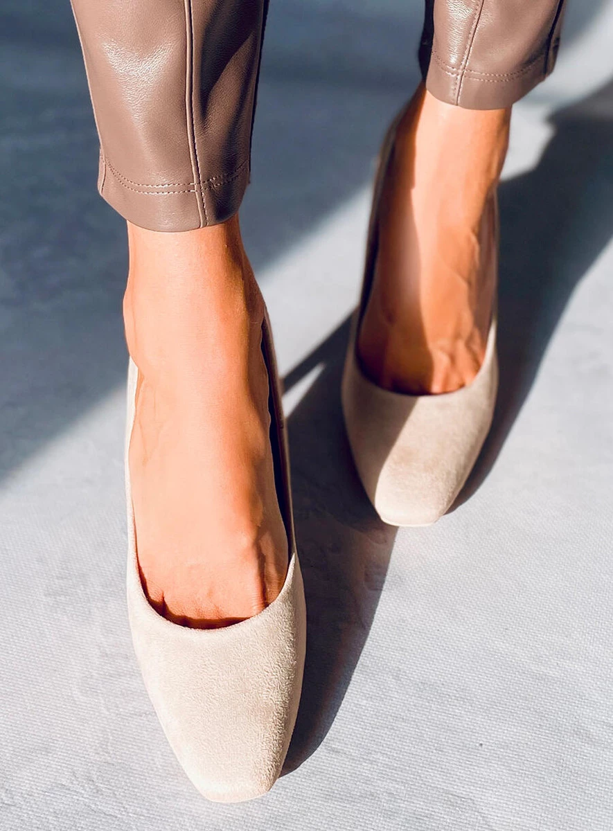 Szpilki damskie EDITTA BEIGE - obrazek 4