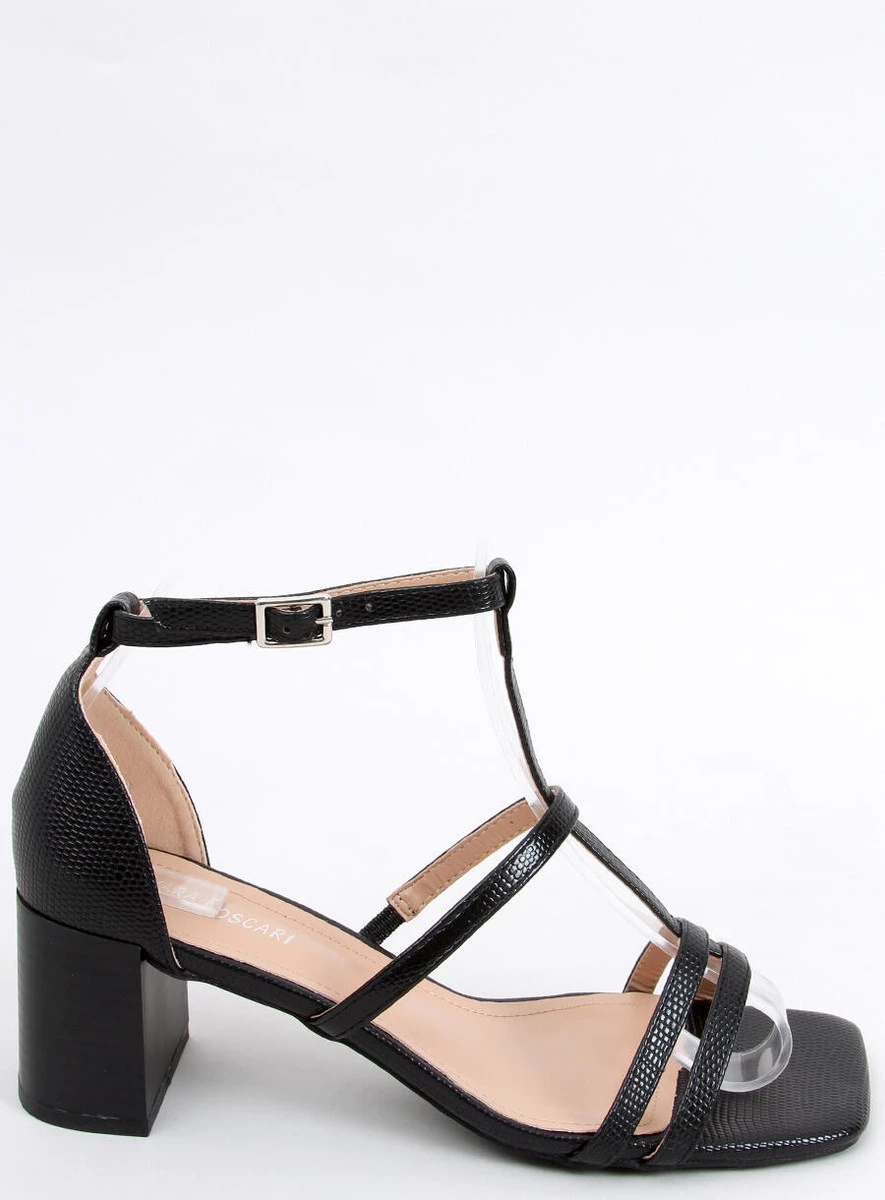 Sandałki na obcasie VINTA BLACK - obrazek 5