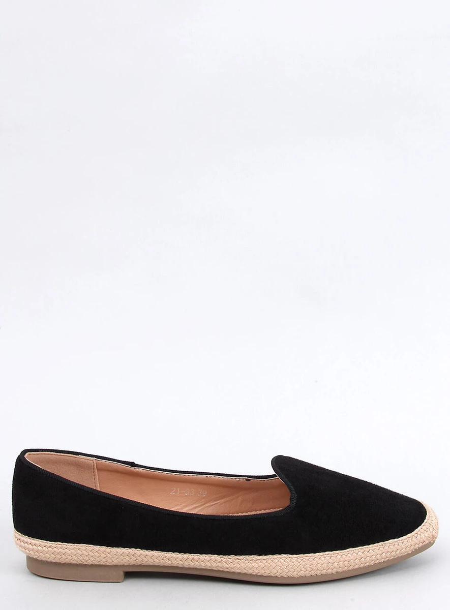 Baleriny espadryle damskie BALLOT BLACK - obrazek 5