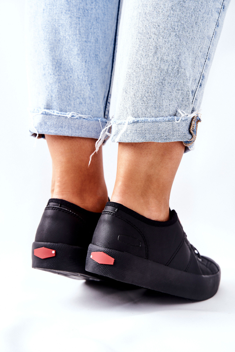 Damskie Trampki Cross Jeans II2R4003C Czarne - obrazek 5