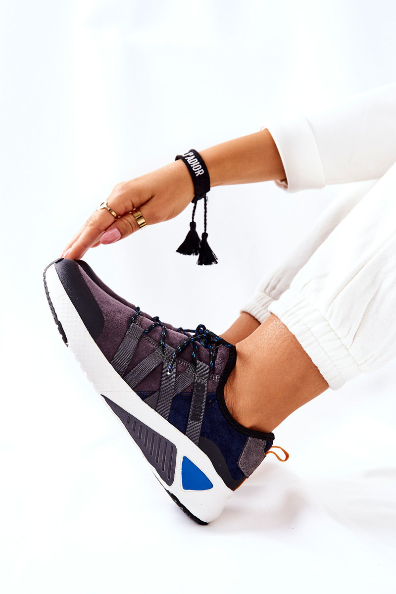 Sportowe Buty Memory Foam Big Star II274309 Granatowe - obrazek 2