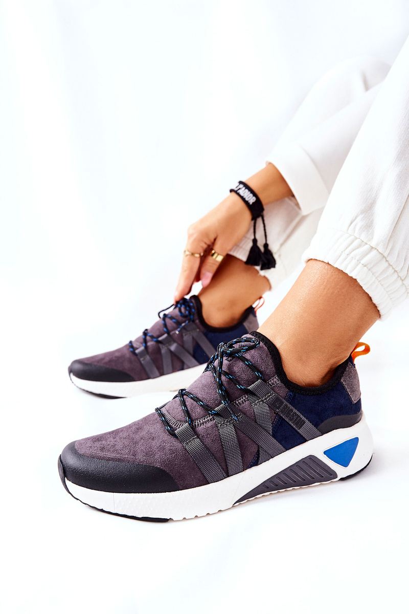 Sportowe Buty Memory Foam Big Star II274309 Granatowe - obrazek 3