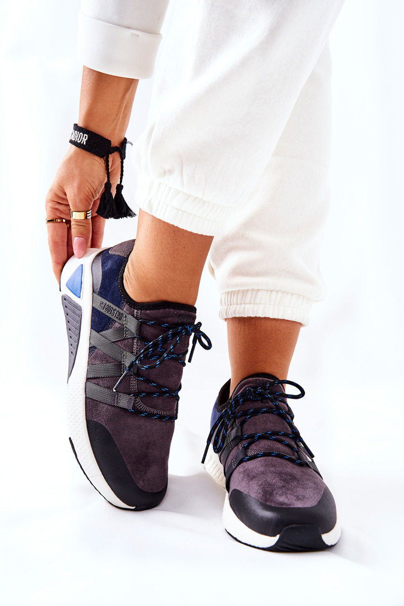 Sportowe Buty Memory Foam Big Star II274309 Granatowe - obrazek 6