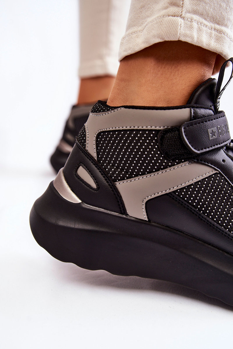 Damskie Buty Sportowe Memory Foam System Big Star KK274403 Czarne - obrazek 8