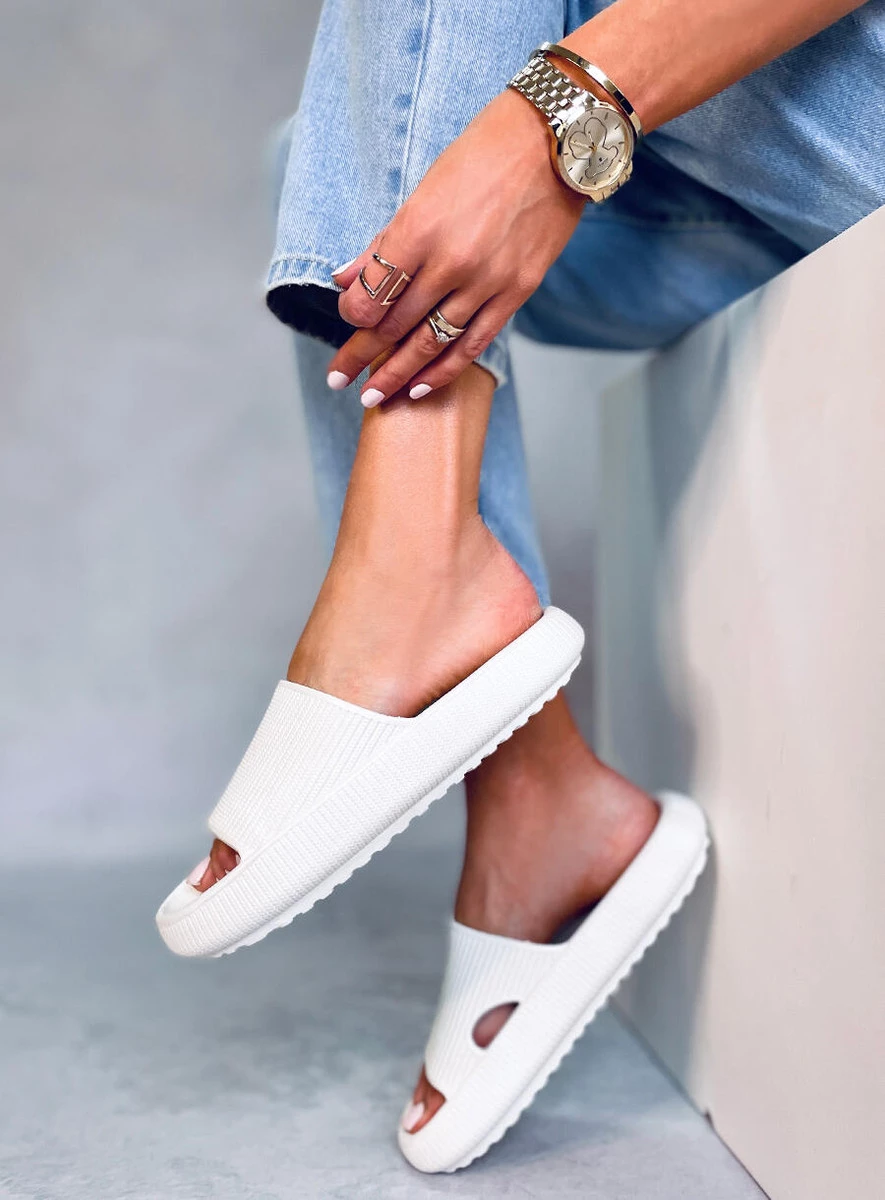 Klapki poduszkowe YANG WHITE - obrazek 6