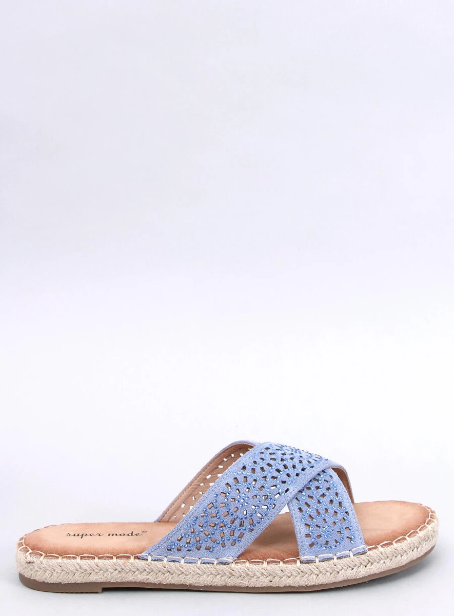 Klapki damskie espadryle BAKOU BLUE - obrazek 4