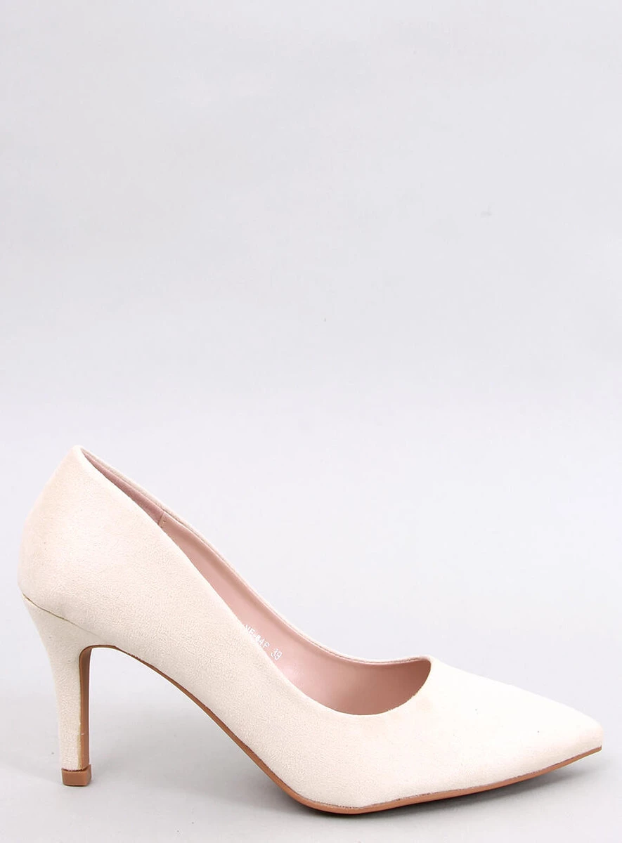 Klasyczne szpilki damskie EURIELLE BEIGE - obrazek 4