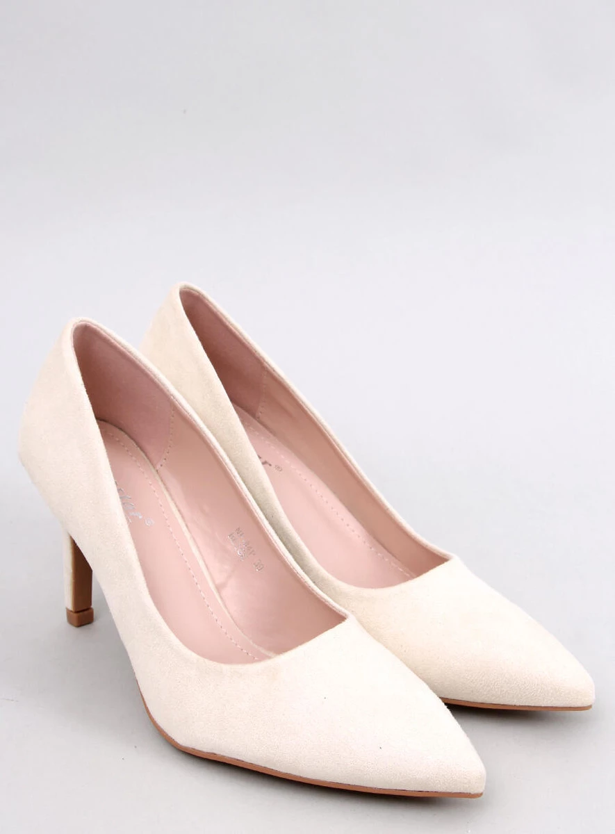 Klasyczne szpilki damskie EURIELLE BEIGE - obrazek 6