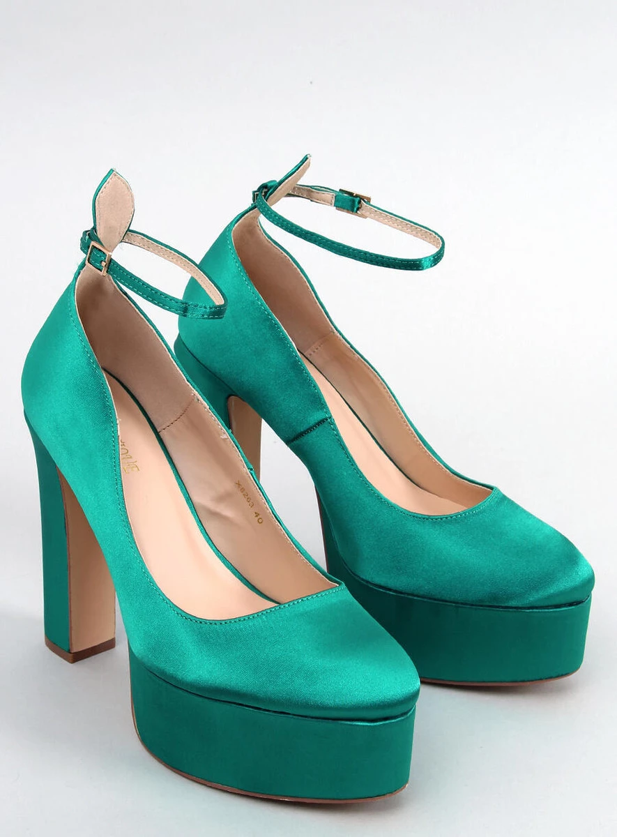 Czółenka na platformie LOREN GREEN - obrazek 5