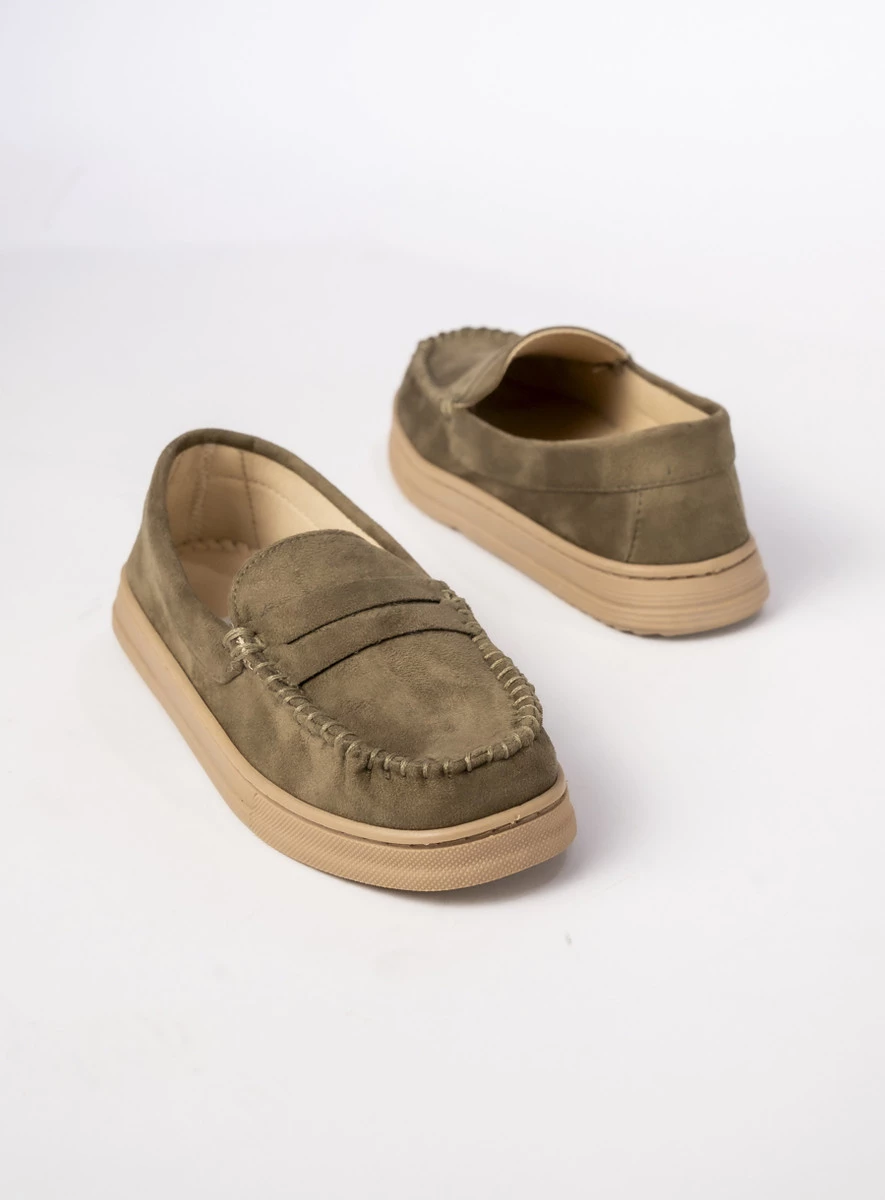 Damskie Mokasyny - Zamszowe Martina GREEN - obrazek 5