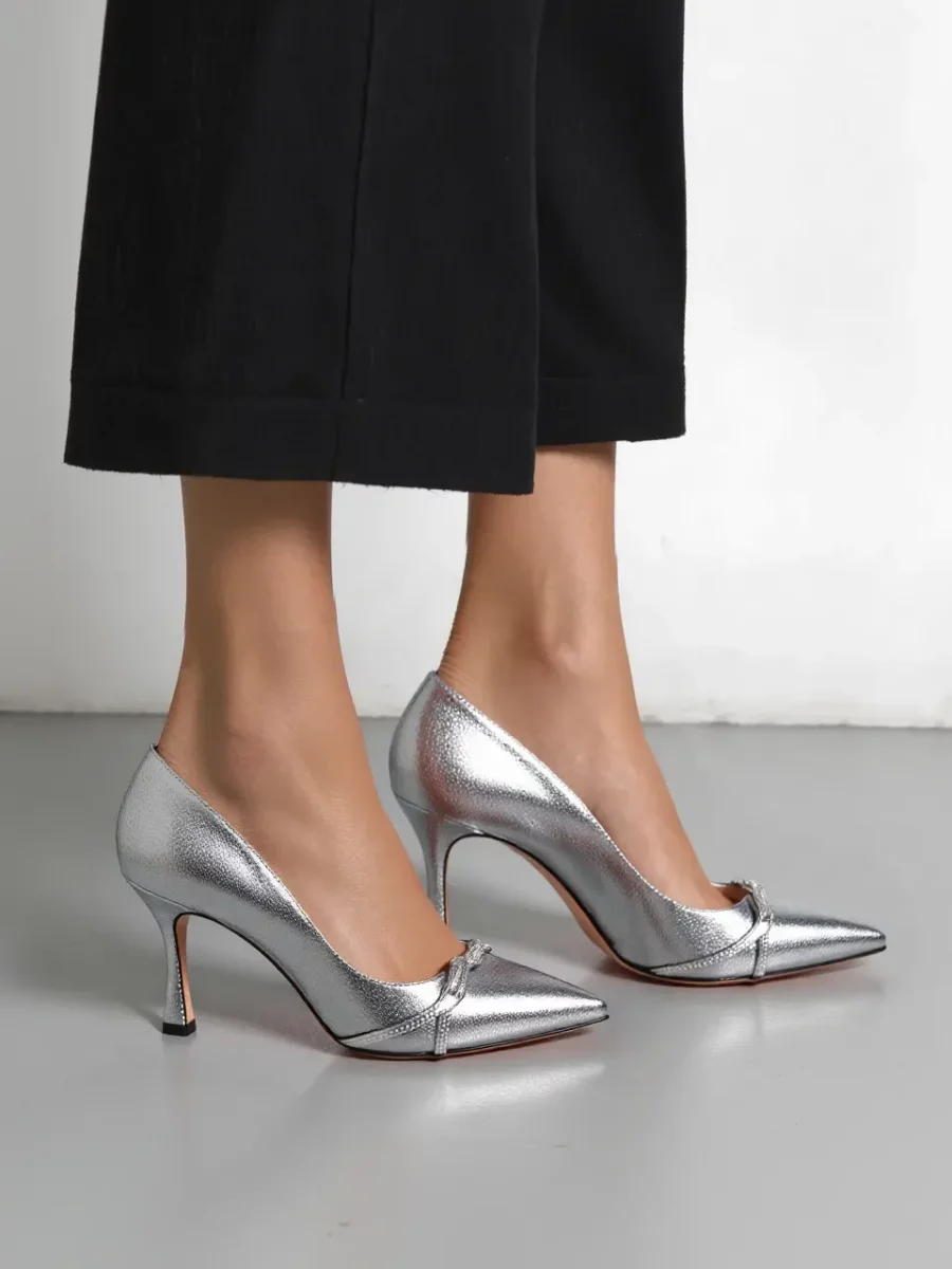 Damskie Czółenka LUNARA BLACK - obrazek 3