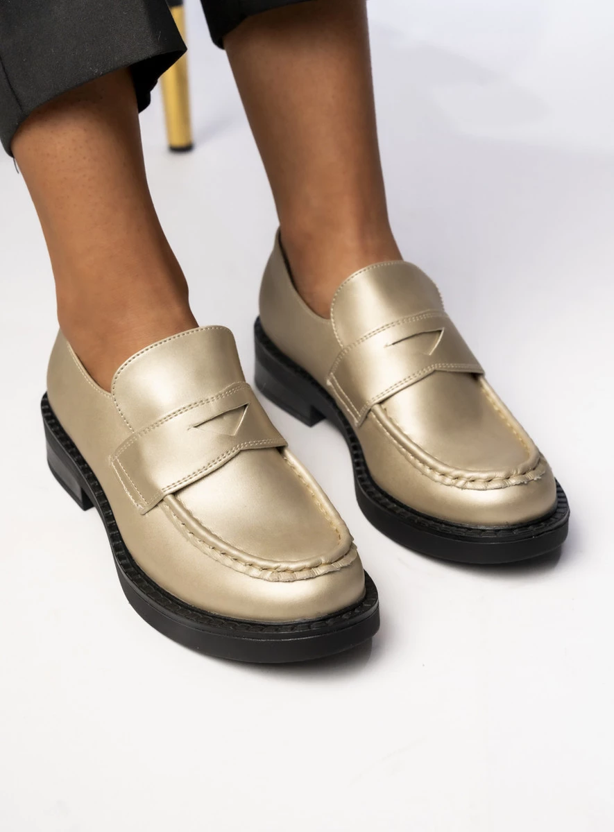 Damskie Mokasyny CELINO PLATINO - Klasyczne Buty na Co Dzień - obrazek 3