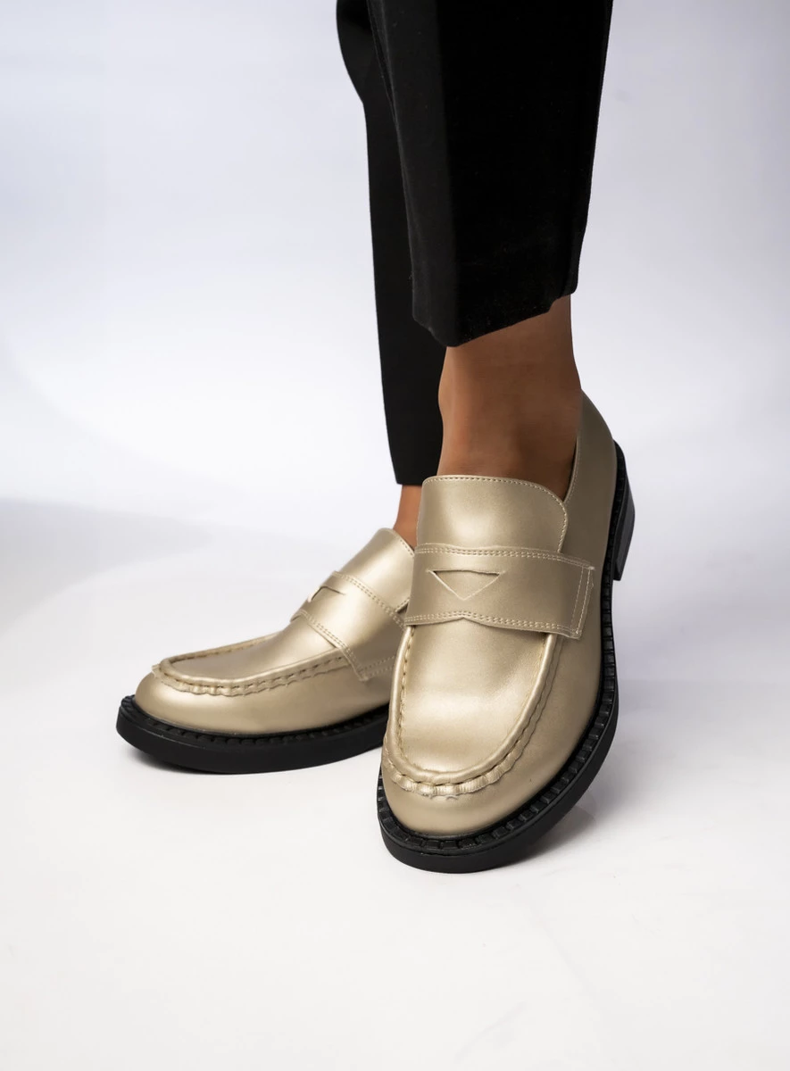 Damskie Mokasyny CELINO PLATINO - Klasyczne Buty na Co Dzień - obrazek 2