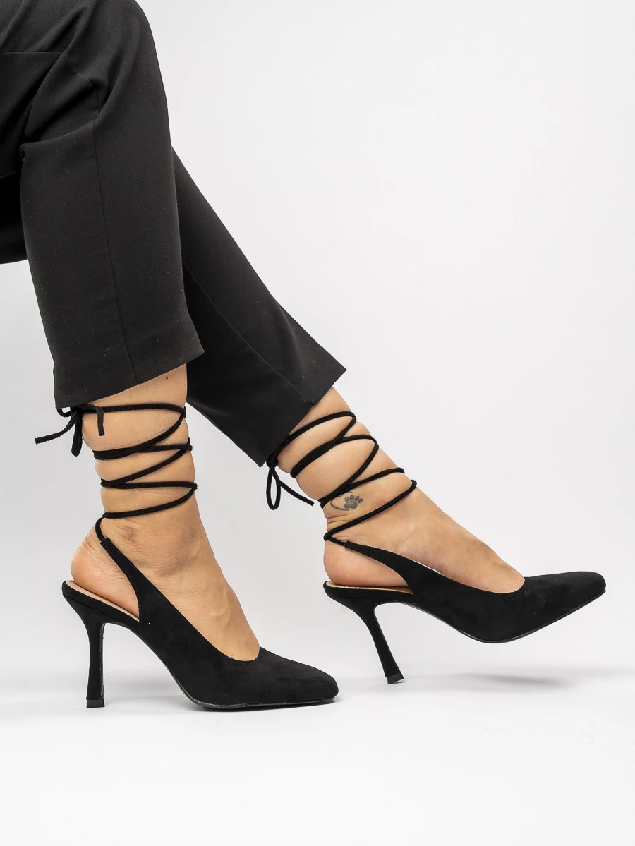 Czółenka Amelie Black - obrazek 4