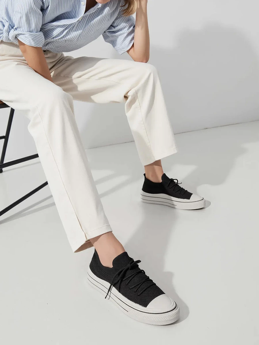 Damskie Sneakersy ZELMA BLACK - obrazek 3