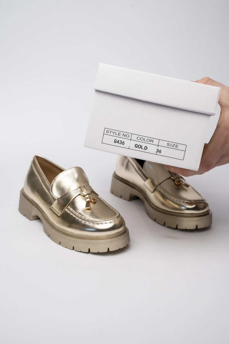 Damskie Mokasyny LOANA GOLD