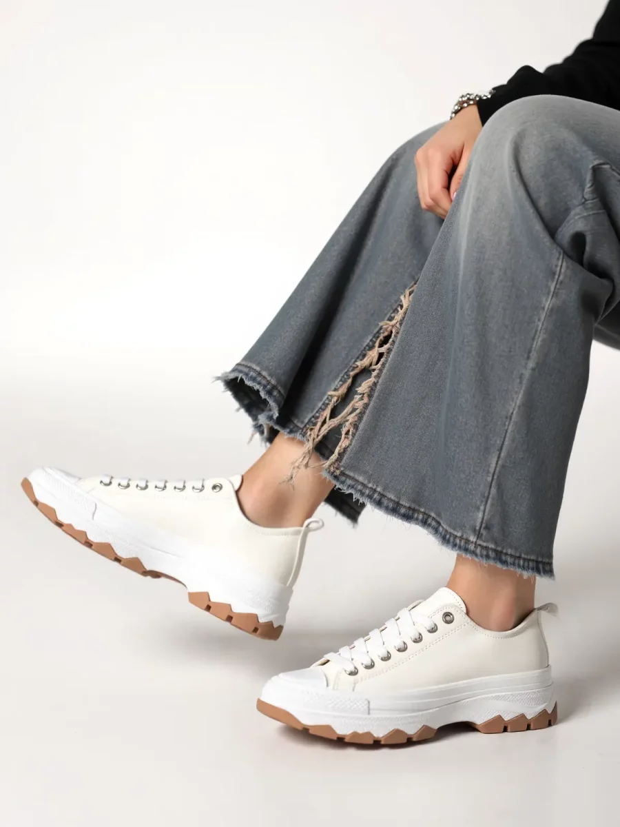 Damskie Trampki STREVO WHITE - obrazek 4