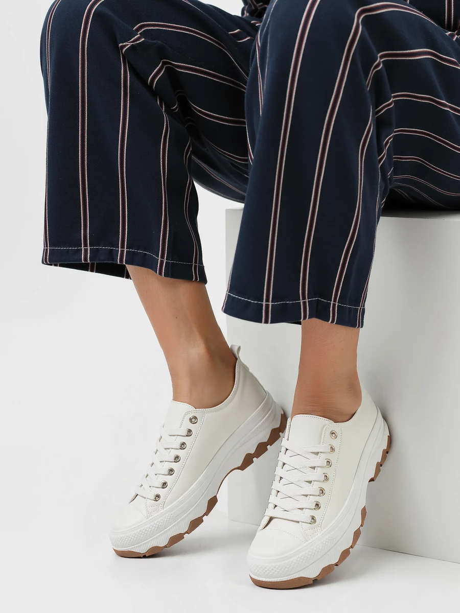 Damskie Trampki STREVO WHITE - obrazek 3