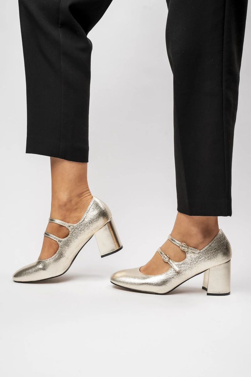 Czółenka Aurora Gold