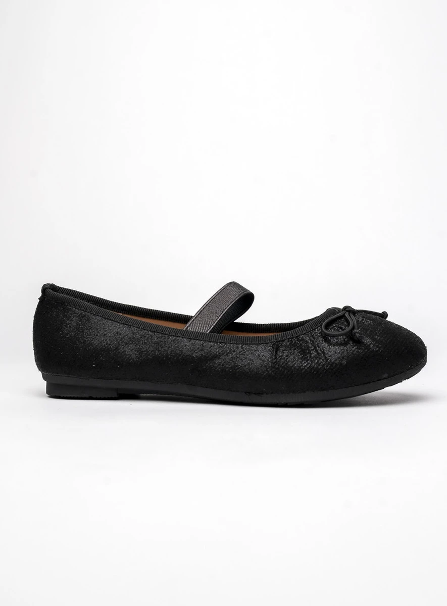 Damskie Baleriny LUSIA - BLACK - obrazek 5