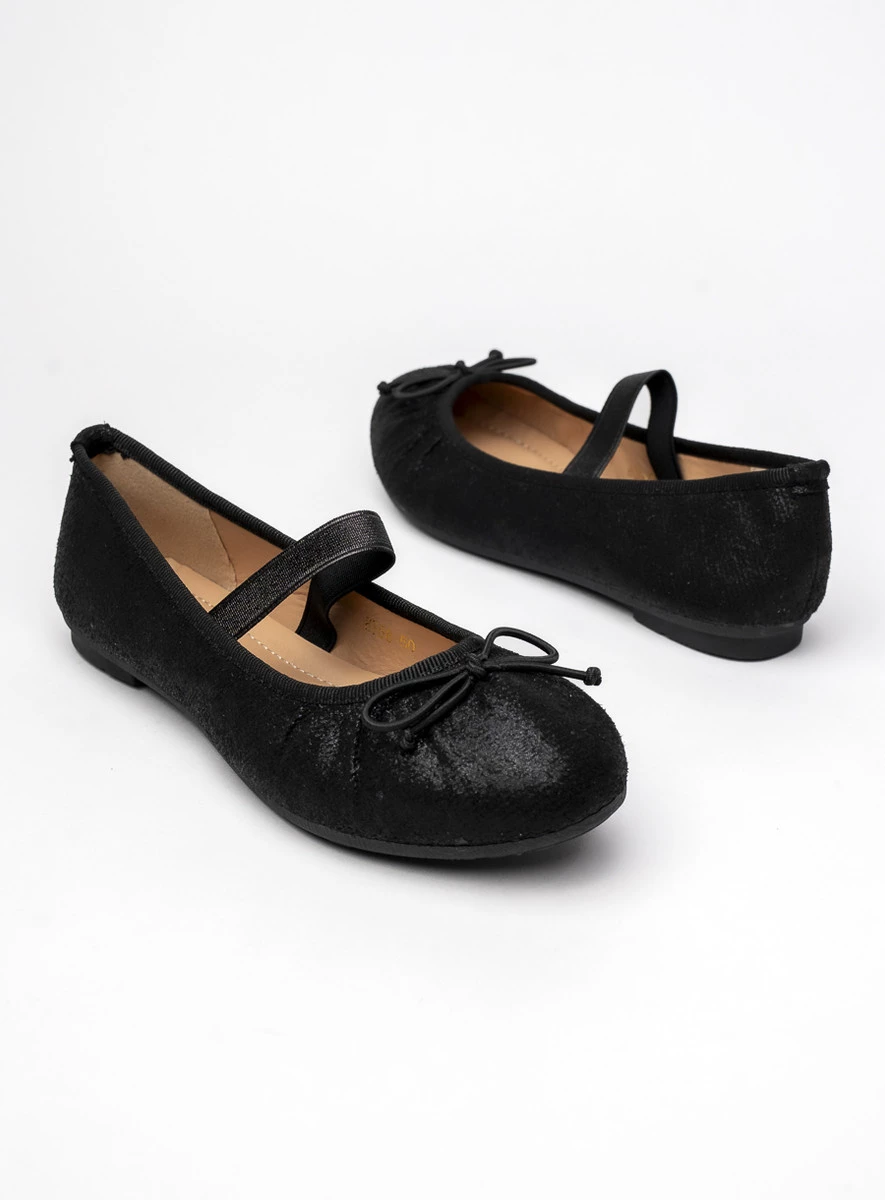 Damskie Baleriny LUSIA - BLACK - obrazek 6