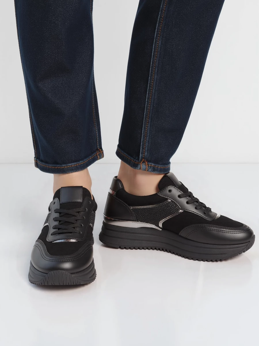 Damskie Sneakersy VELMIA BLACK