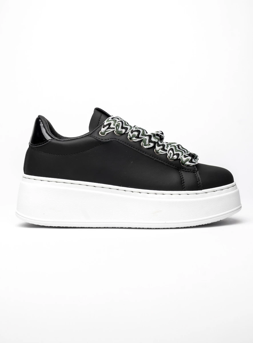 Damskie Sneakersy ZARAX - Black - obrazek 5
