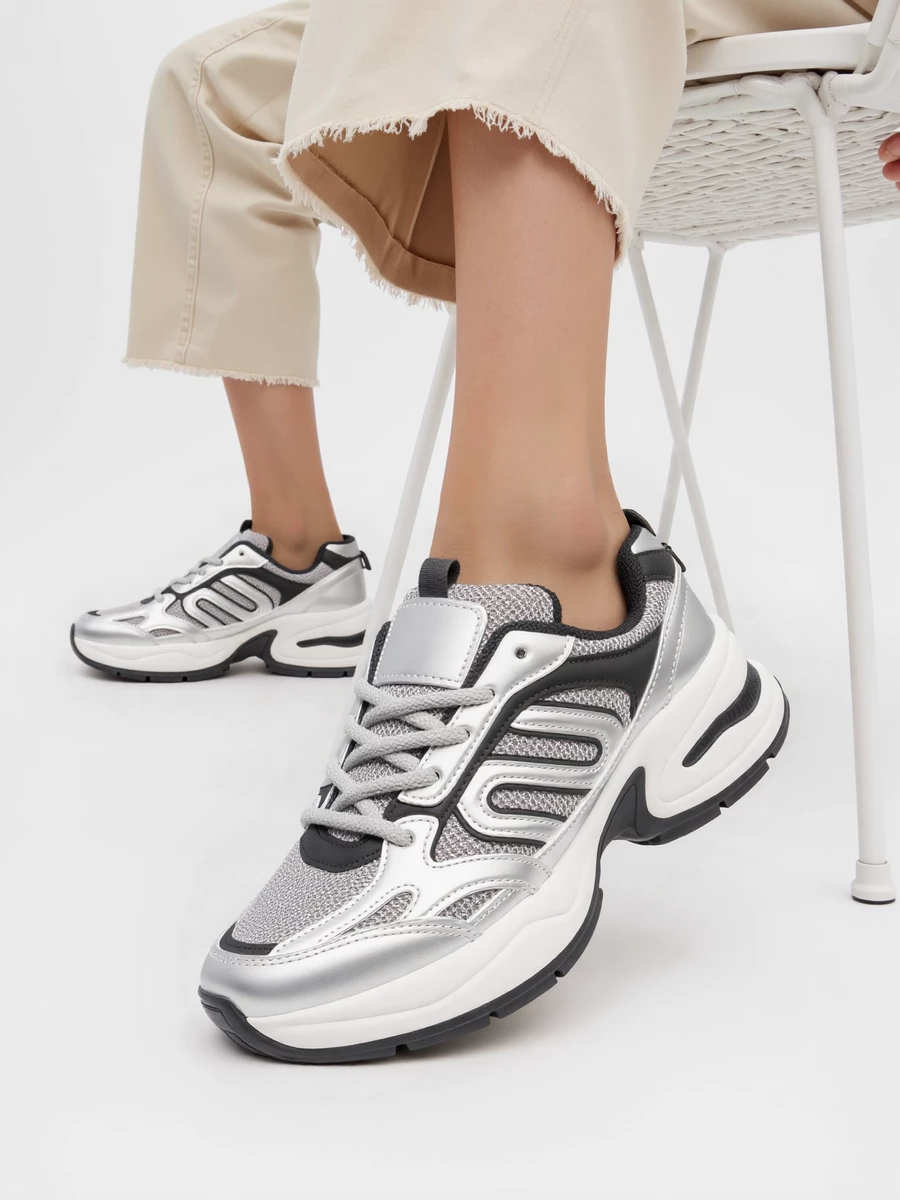 Damskie Sneakersy YNOVA SILVER - obrazek 2