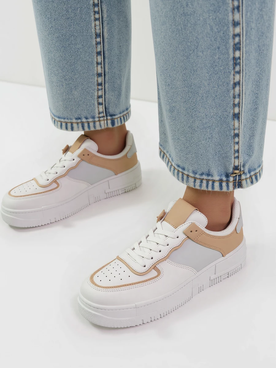 Damskie Sneakersy OASIS KHAKI - obrazek 3