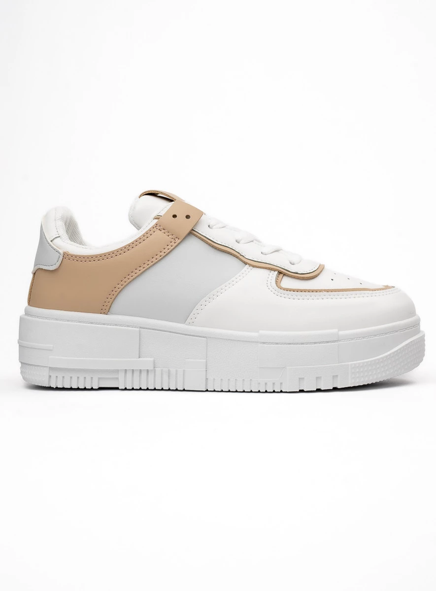 Damskie Sneakersy OASIS KHAKI - obrazek 5