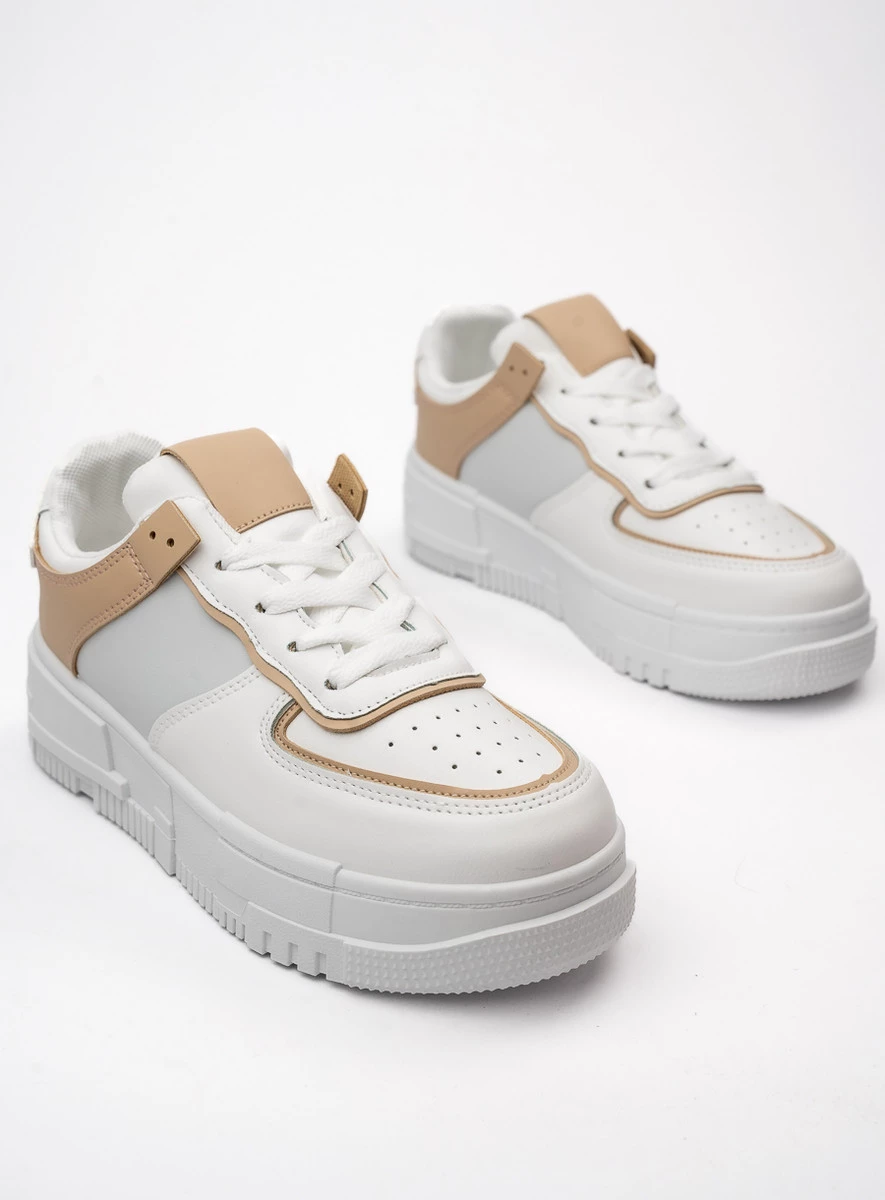 Damskie Sneakersy OASIS KHAKI - obrazek 6