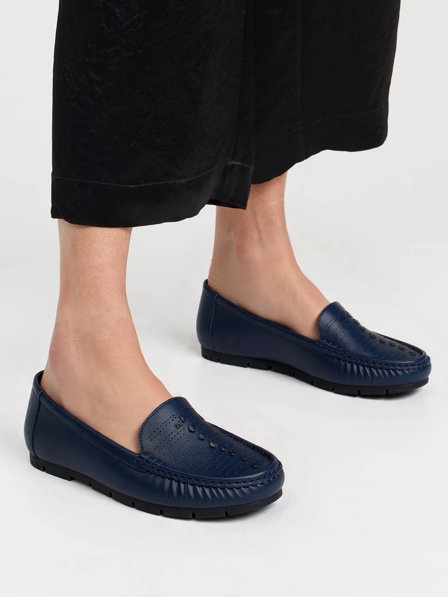 Mokasyny Kaja NAVY - obrazek 3