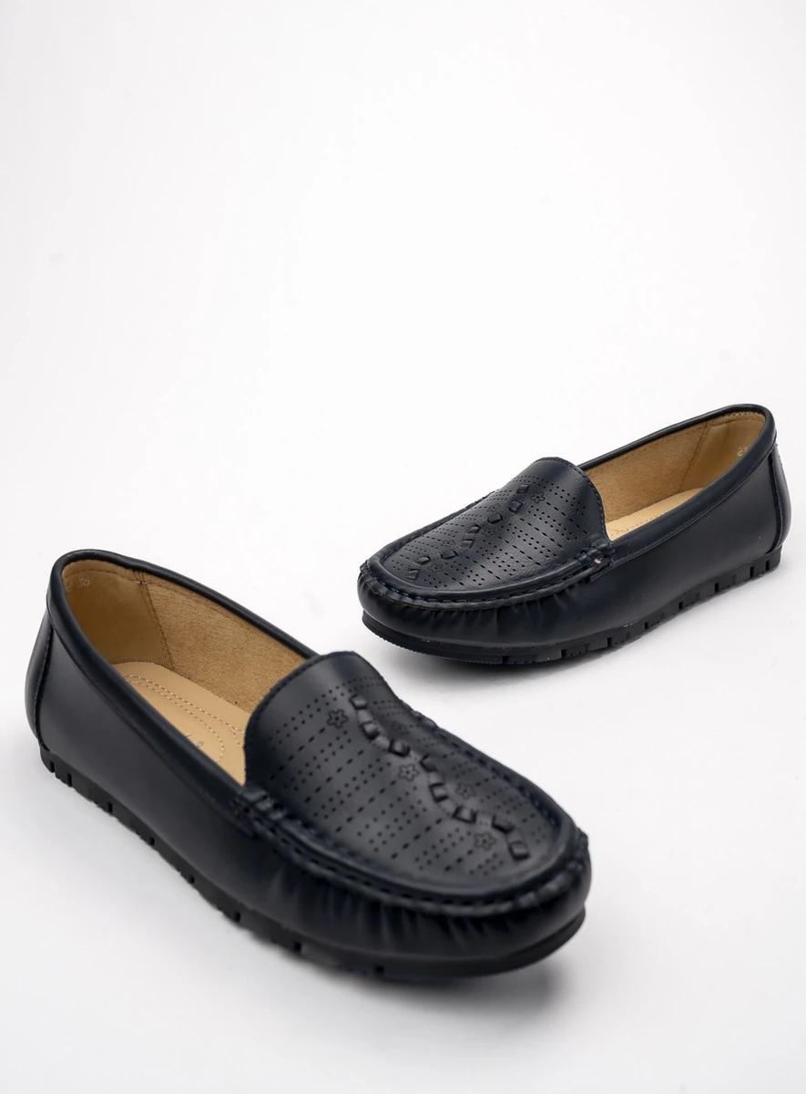 Mokasyny Kaja NAVY - obrazek 4