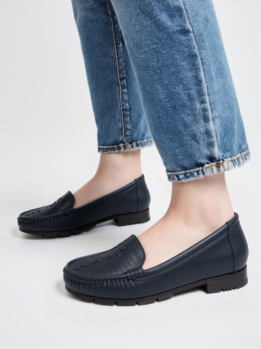 Mokasyny Kaja NAVY - obrazek 6