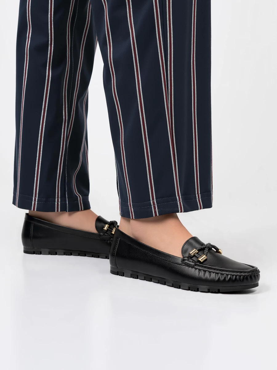 Damskie Mokasyny AMELIA BLACK - Subtelna Elegancja i Codzienny Komfort - obrazek 3