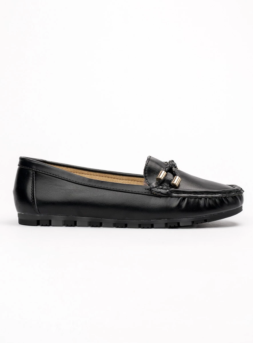 Damskie Mokasyny AMELIA BLACK - Subtelna Elegancja i Codzienny Komfort - obrazek 5