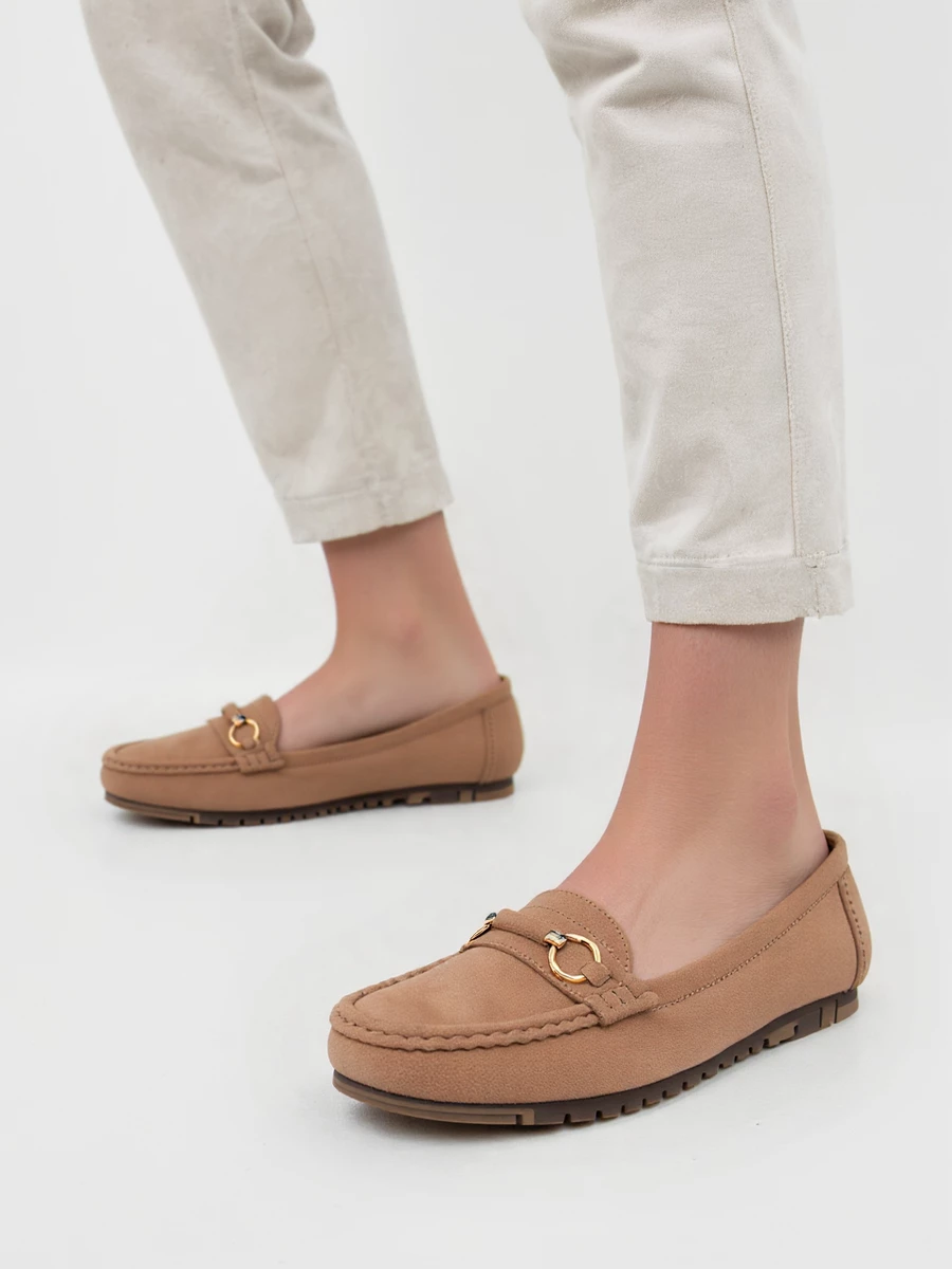 Mokasyny Elegante Karmel - obrazek 3