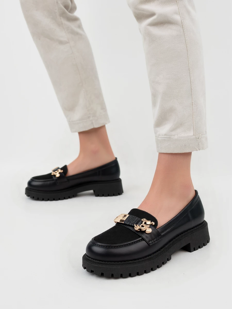 Mokasyny Elegante Czarne - obrazek 3