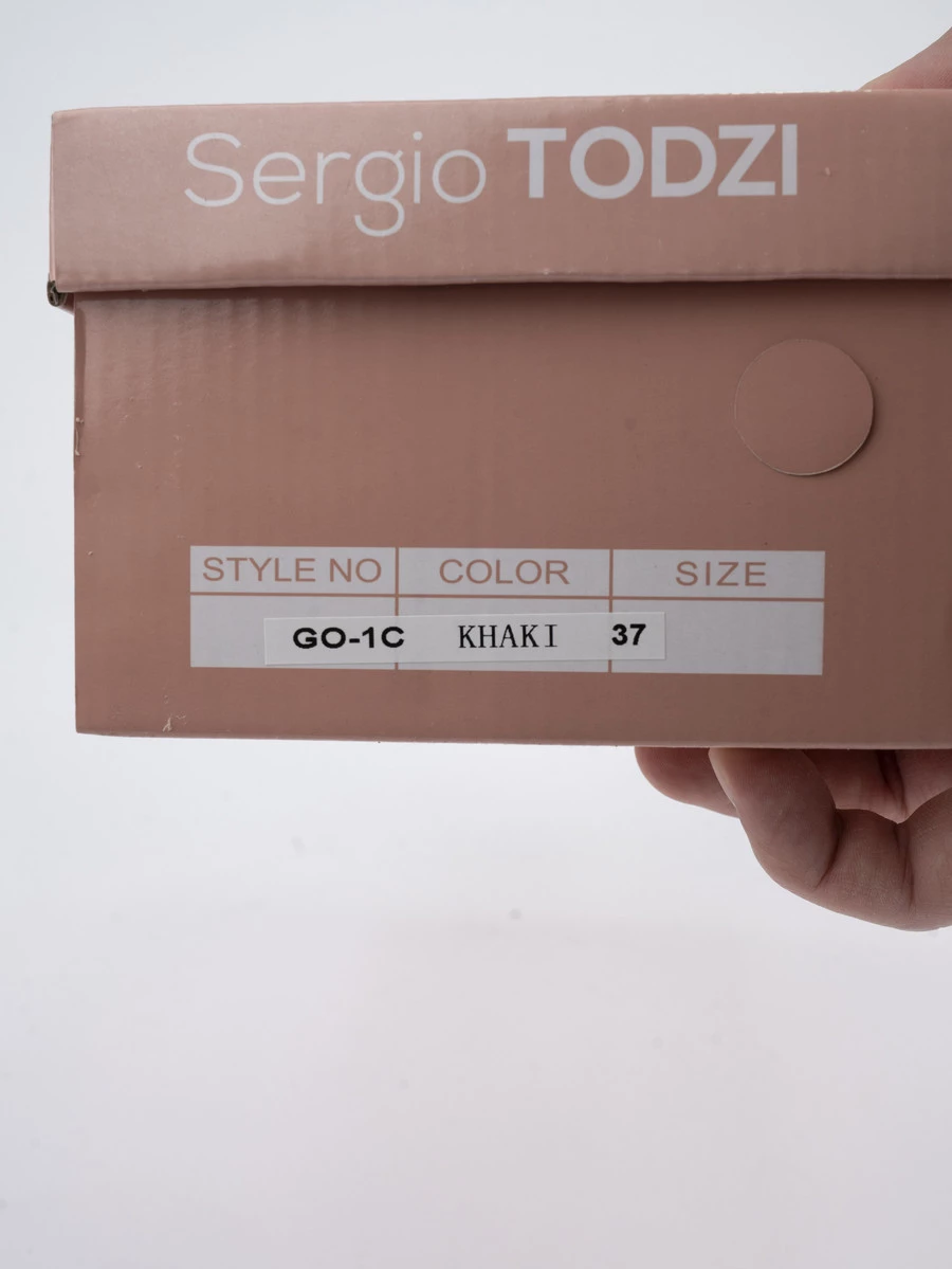 Klapki Eleganzia Khaki - obrazek 2