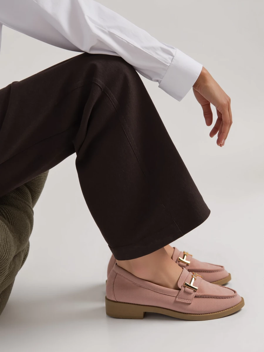 Damskie Loafersy EVANA PINK - Dziewczęcy Styl i Eleganckie Detale