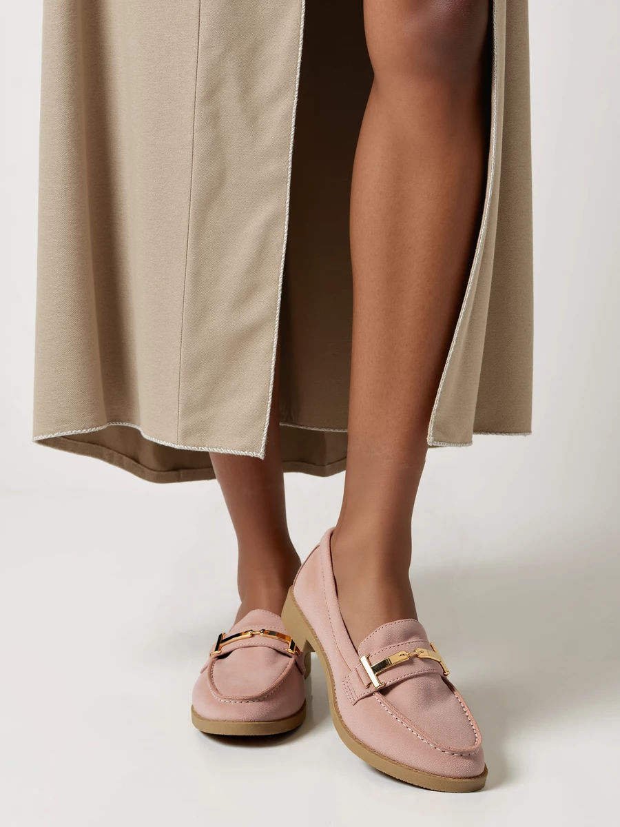 Damskie Loafersy EVANA PINK - Dziewczęcy Styl i Eleganckie Detale - obrazek 2