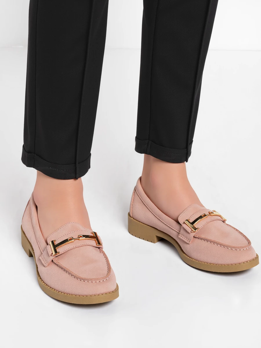 Damskie Loafersy EVANA PINK - Dziewczęcy Styl i Eleganckie Detale - obrazek 3