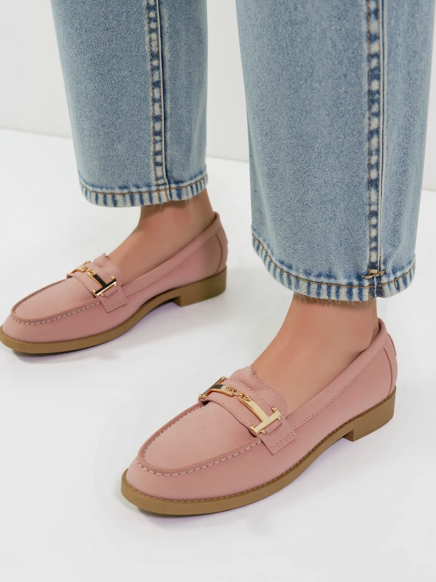 Damskie Loafersy EVANA PINK - Dziewczęcy Styl i Eleganckie Detale - obrazek 4