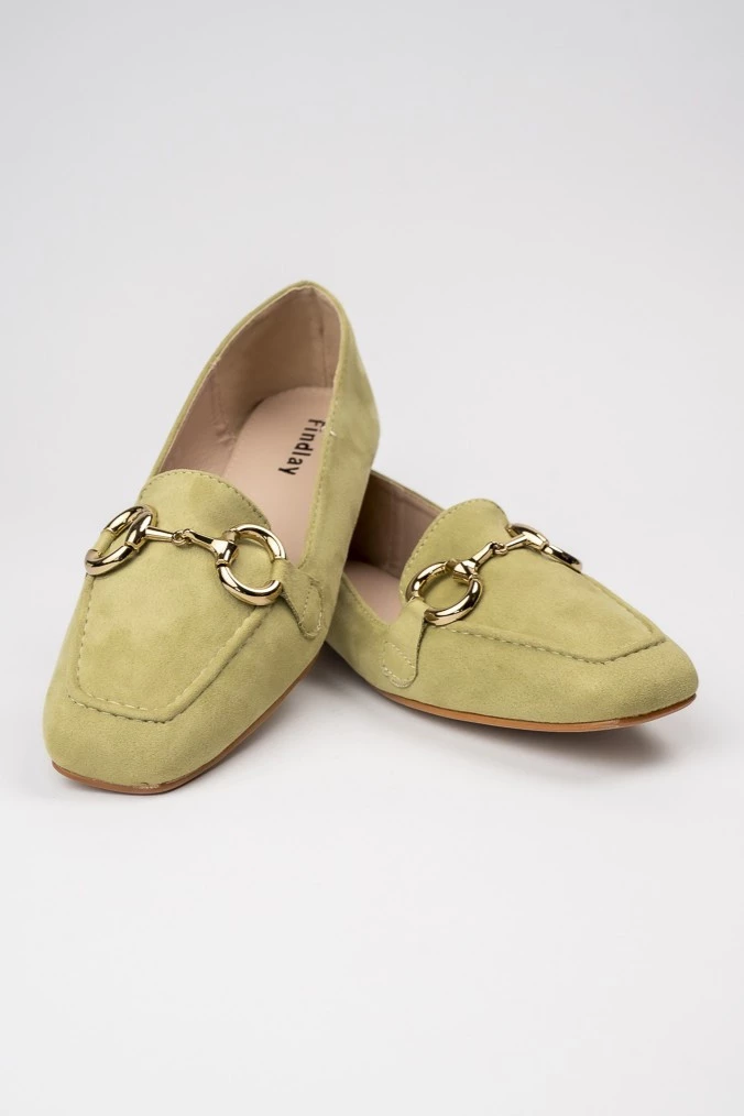 Damskie Loafersy MILO GREEN - Stylowa Świeżość i Subtelna Elegancja - obrazek 5