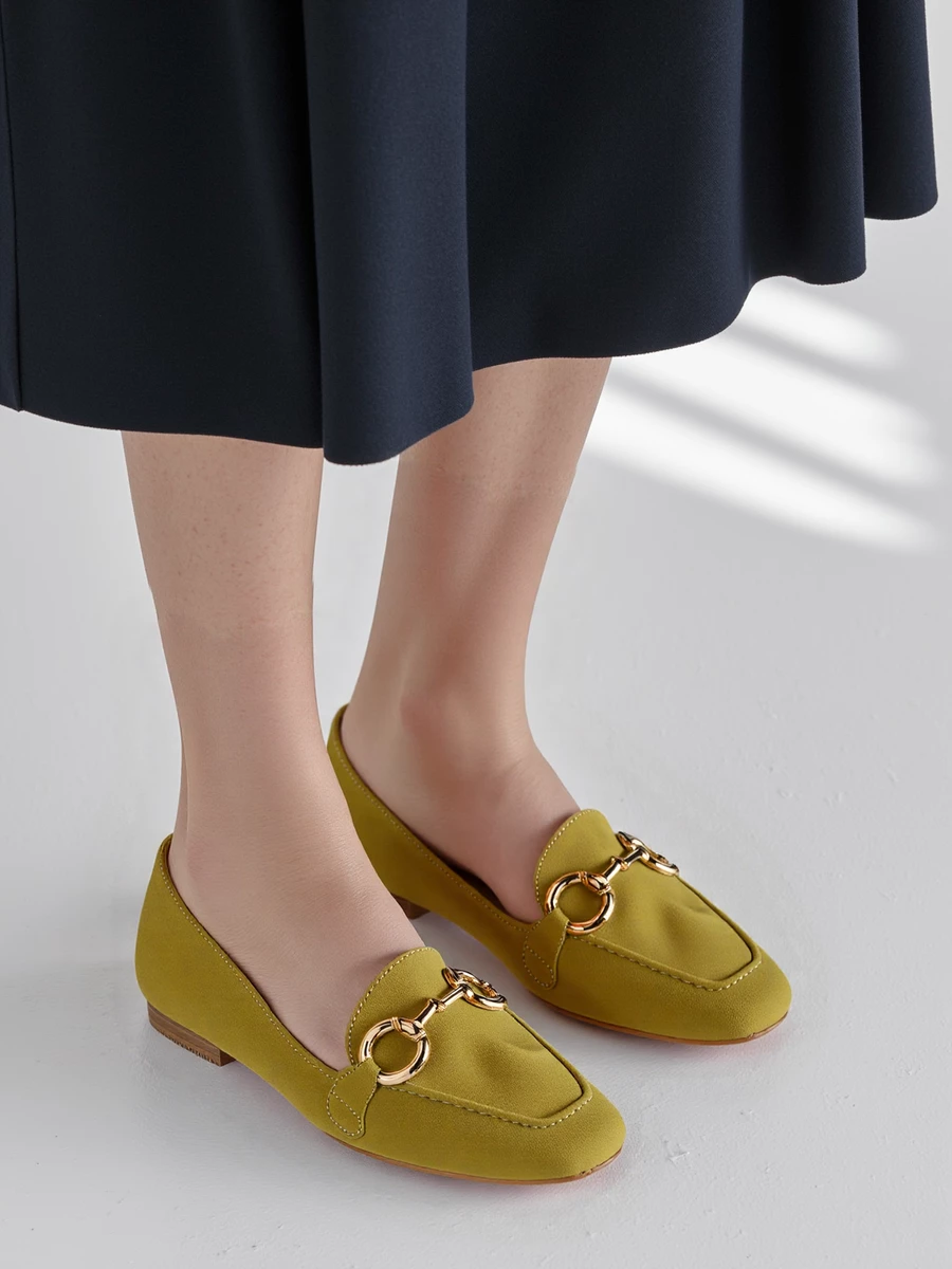 Damskie Loafersy MILO GREEN - Stylowa Świeżość i Subtelna Elegancja - obrazek 3