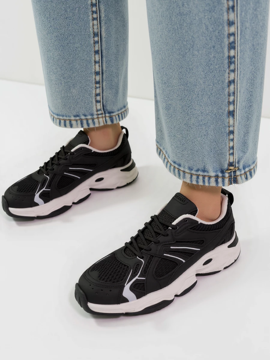 Damskie Sneakersy CORE BLACK - obrazek 2