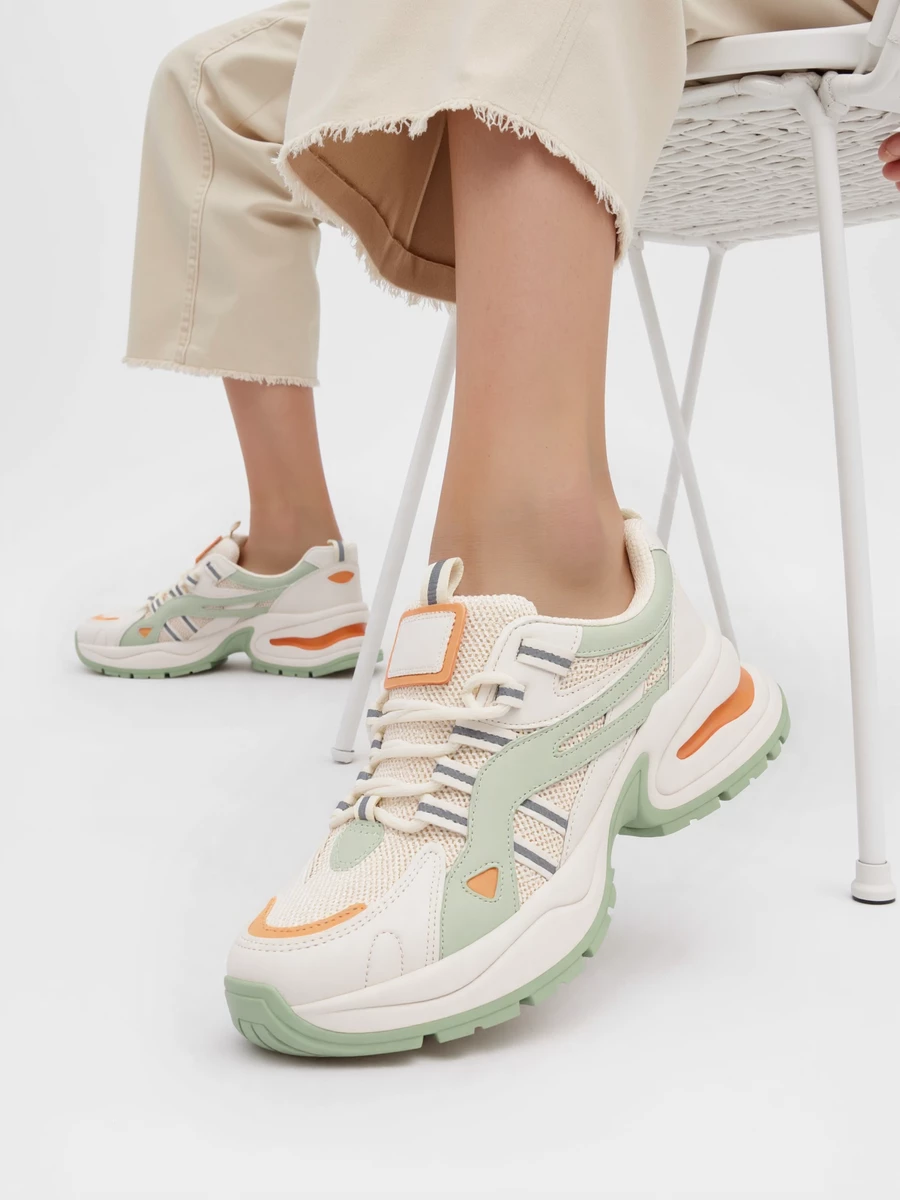 Damskie Sneakersy LYRA GREEN - obrazek 2