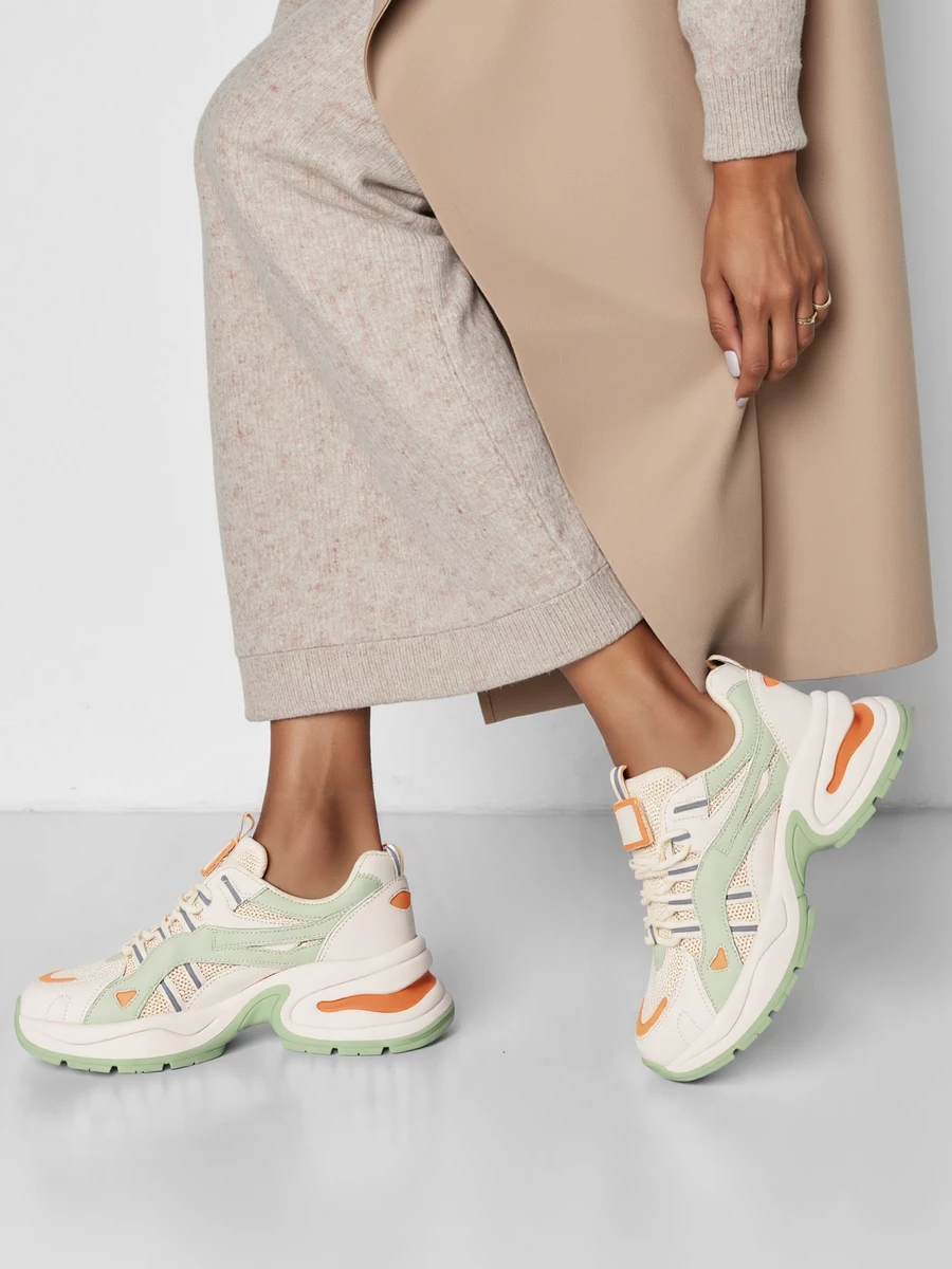 Damskie Sneakersy LYRA GREEN - obrazek 3