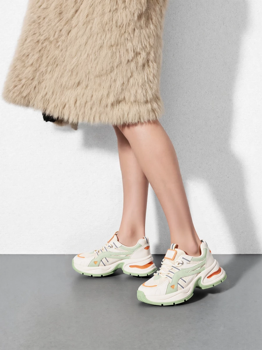 Damskie Sneakersy LYRA GREEN - obrazek 4