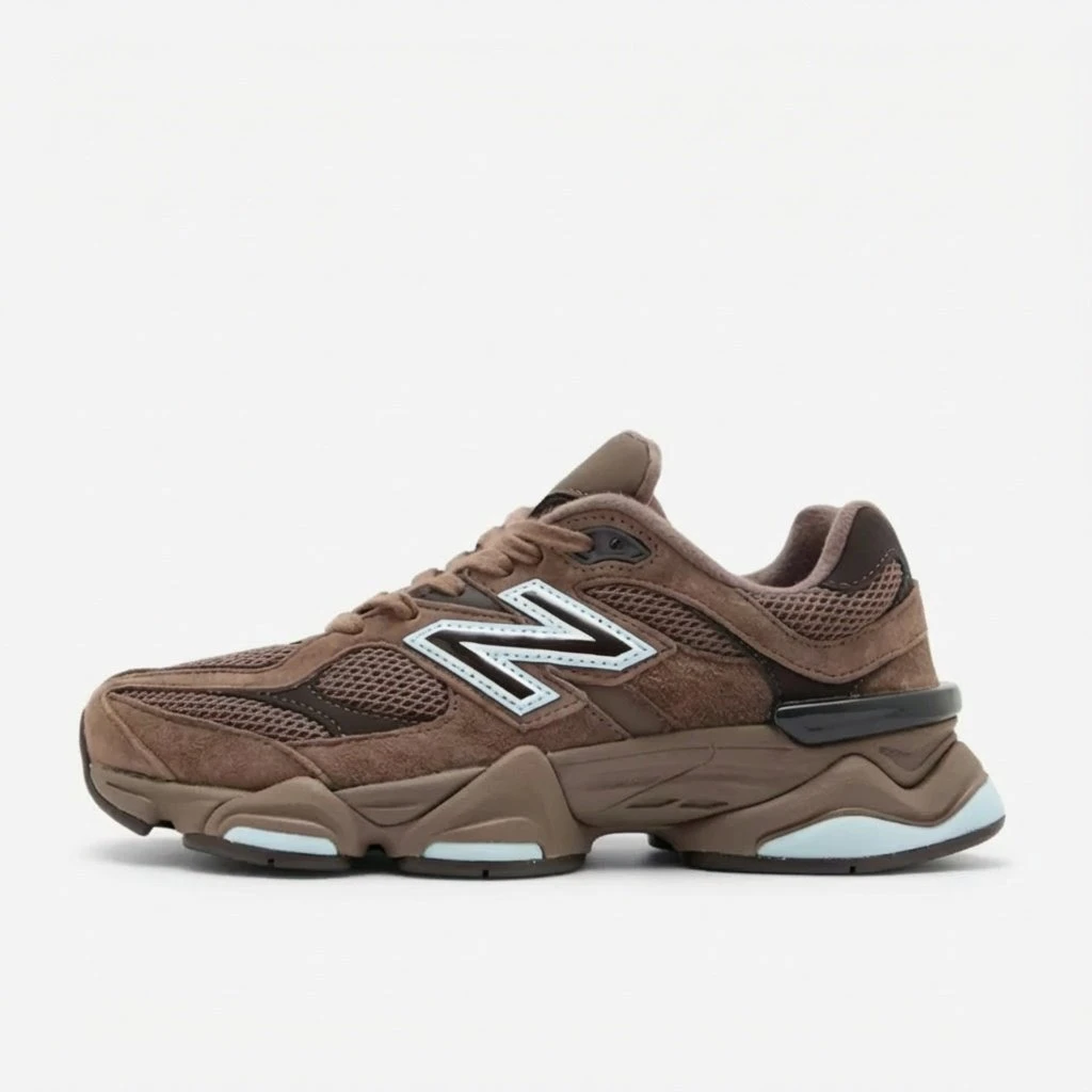 New Balance 9060 Brown Ice U9060622 - buty brązowo-niebieskie